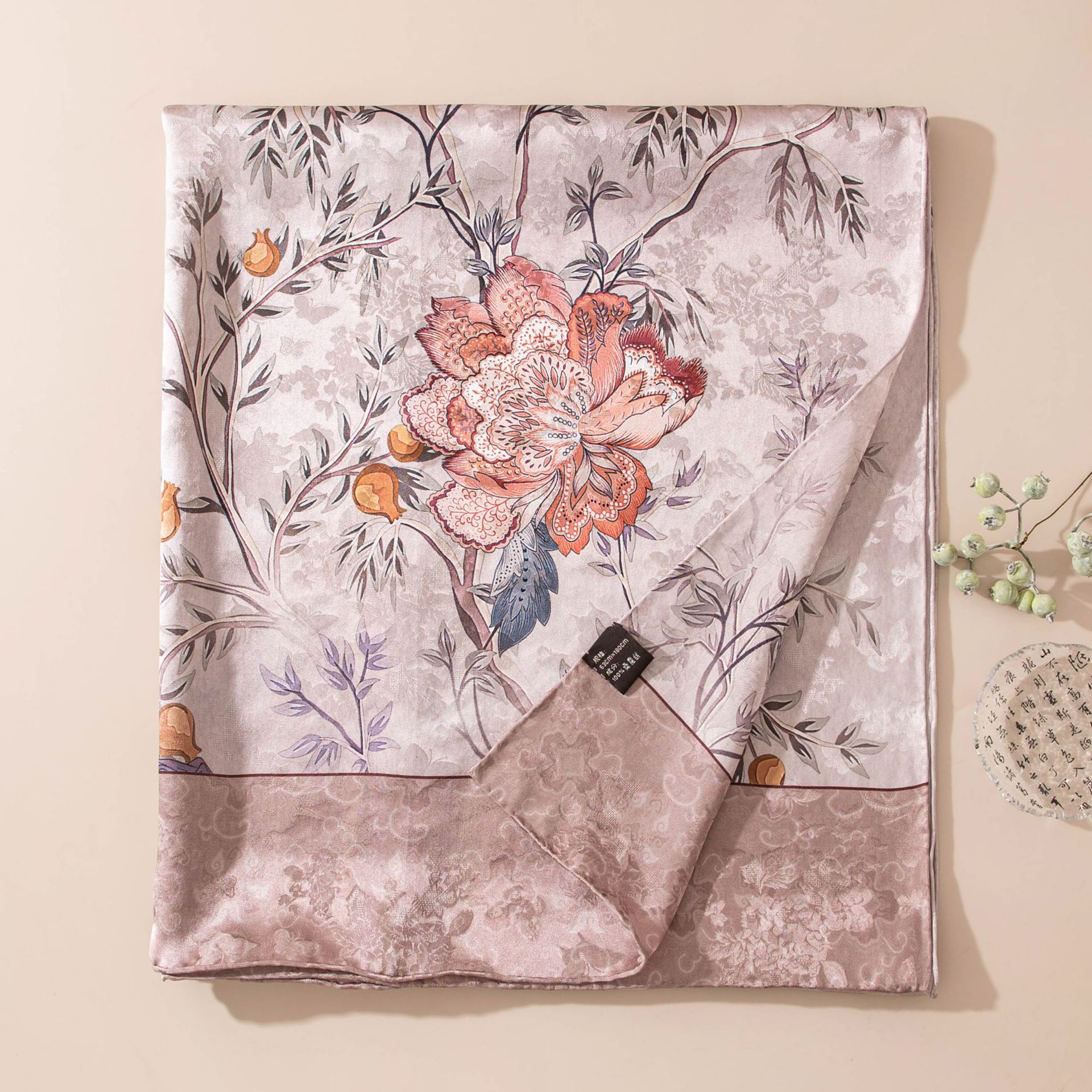 The Double-Sided Mulberry Silk Long Scarf - Image 4