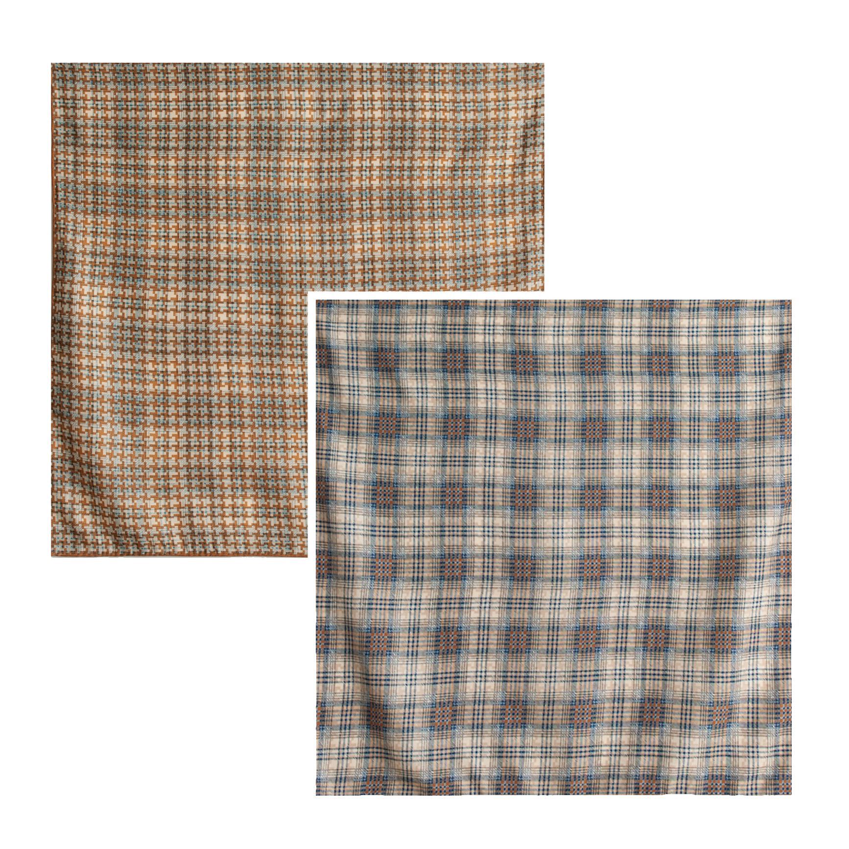 FHZ25-90080-1 Hand Rolled - Double-Sided Buckle Yellow Brown