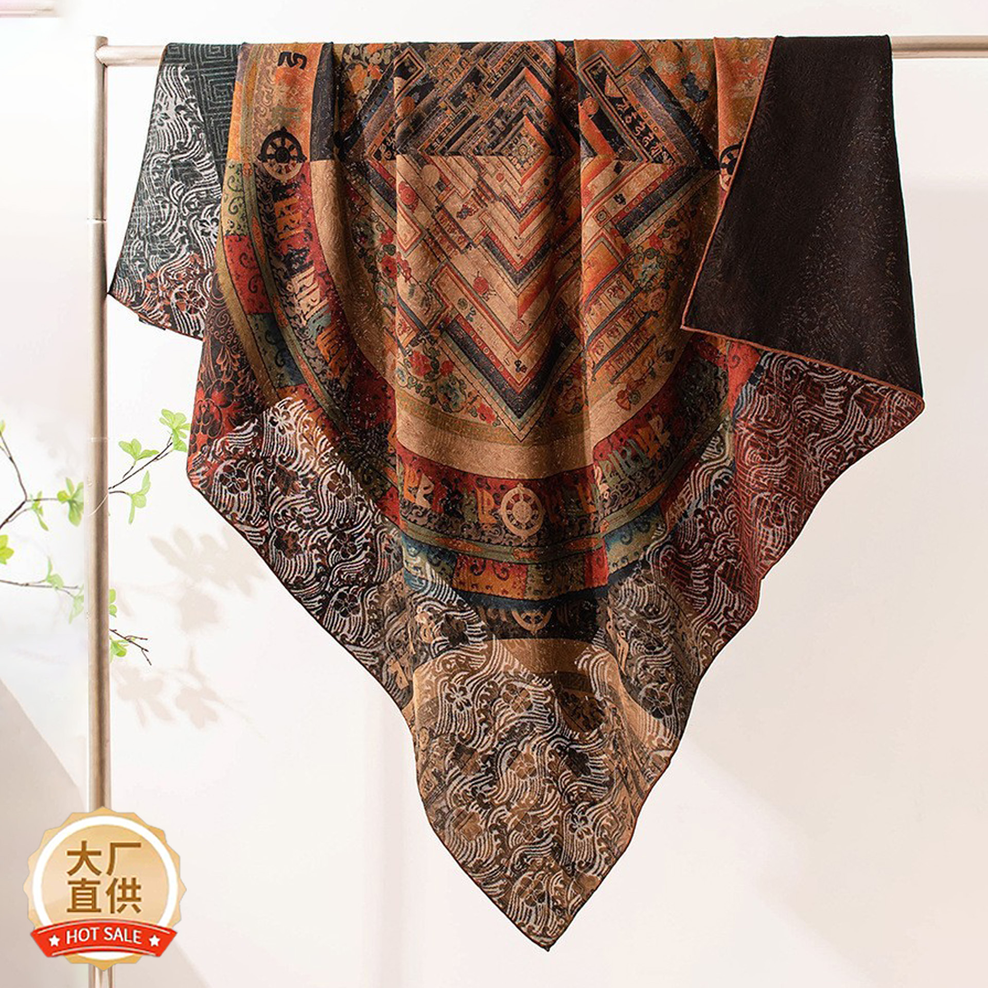 The Xiangyunsha Silk Scarf with Gift Box