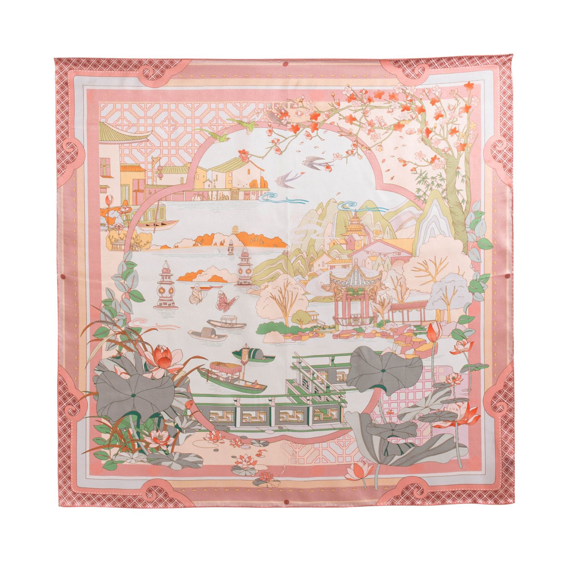 FHZ26-90326-1 Hand Rolled - Pink Mirror Image