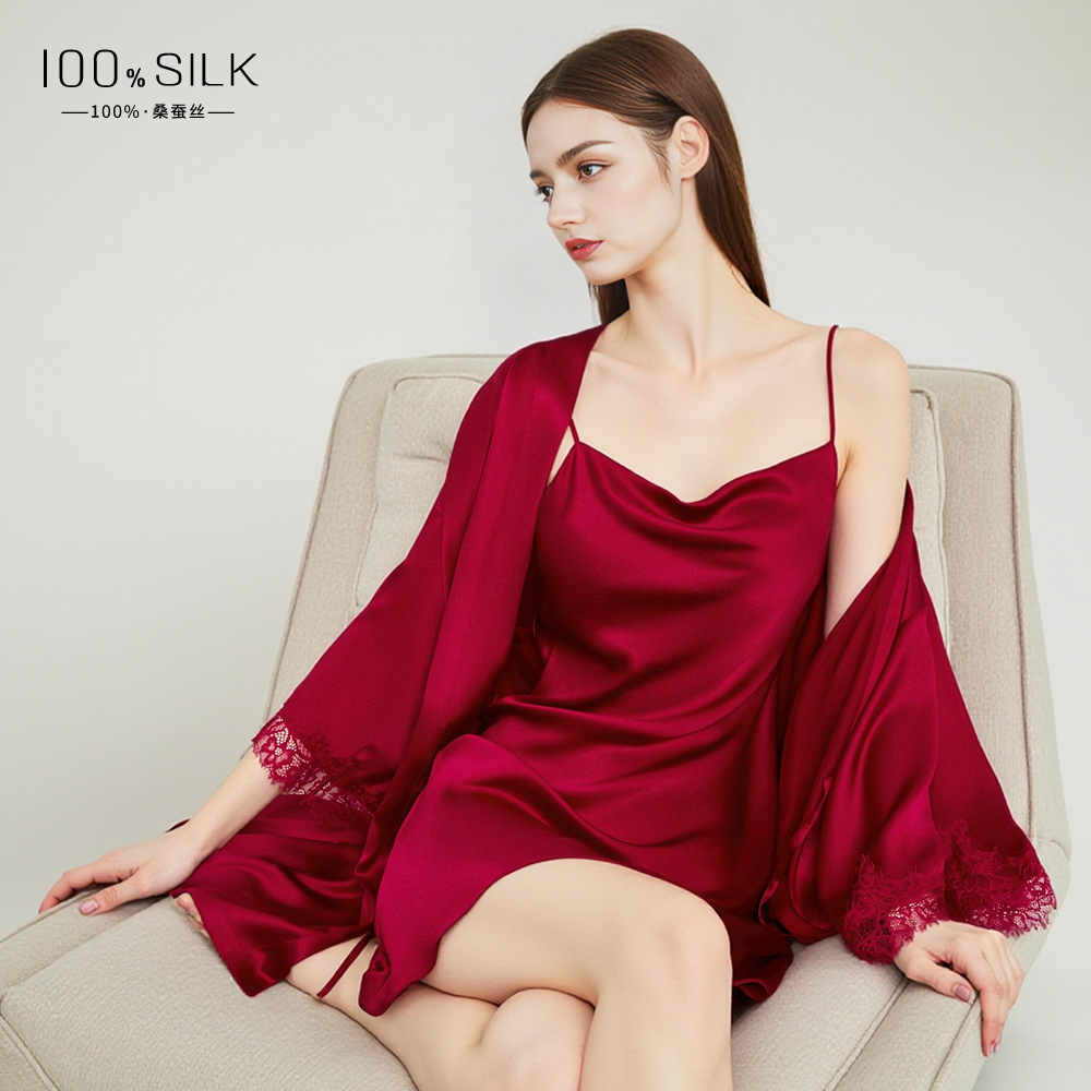 The Mulberry Silk Morning Robe - Image 2