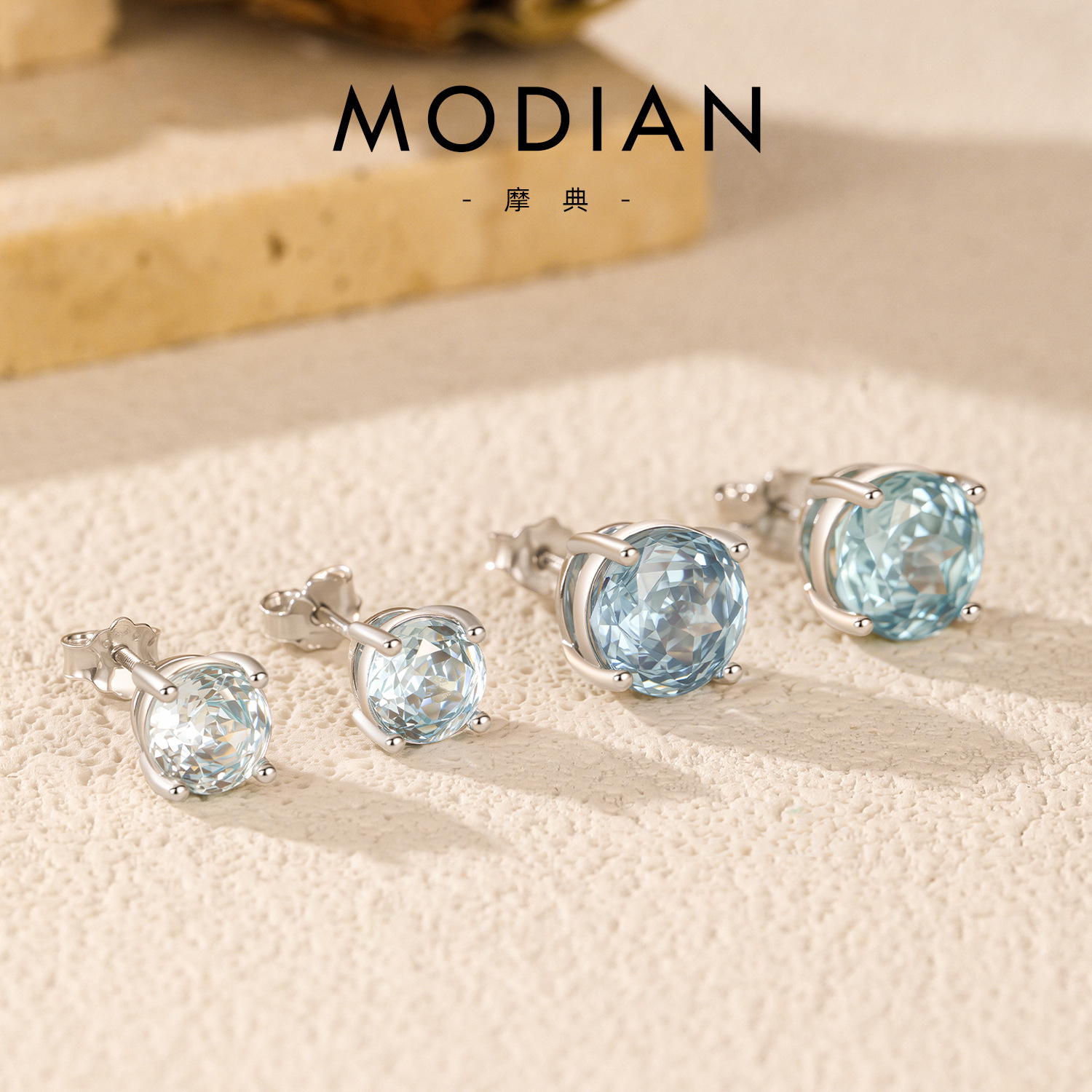 The S925 Sterling Silver Rose Cut Stud Earrings