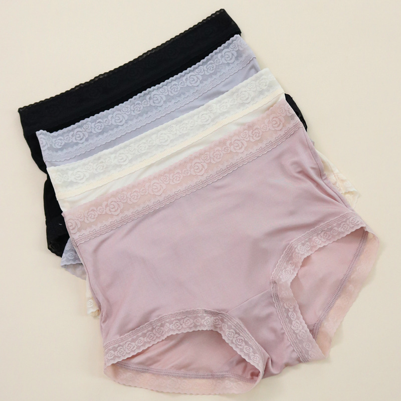 The Mulberry Silk Mid-Rise Triangle Panties - Image 3
