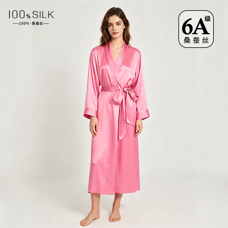 Peach Pink-Single Robe