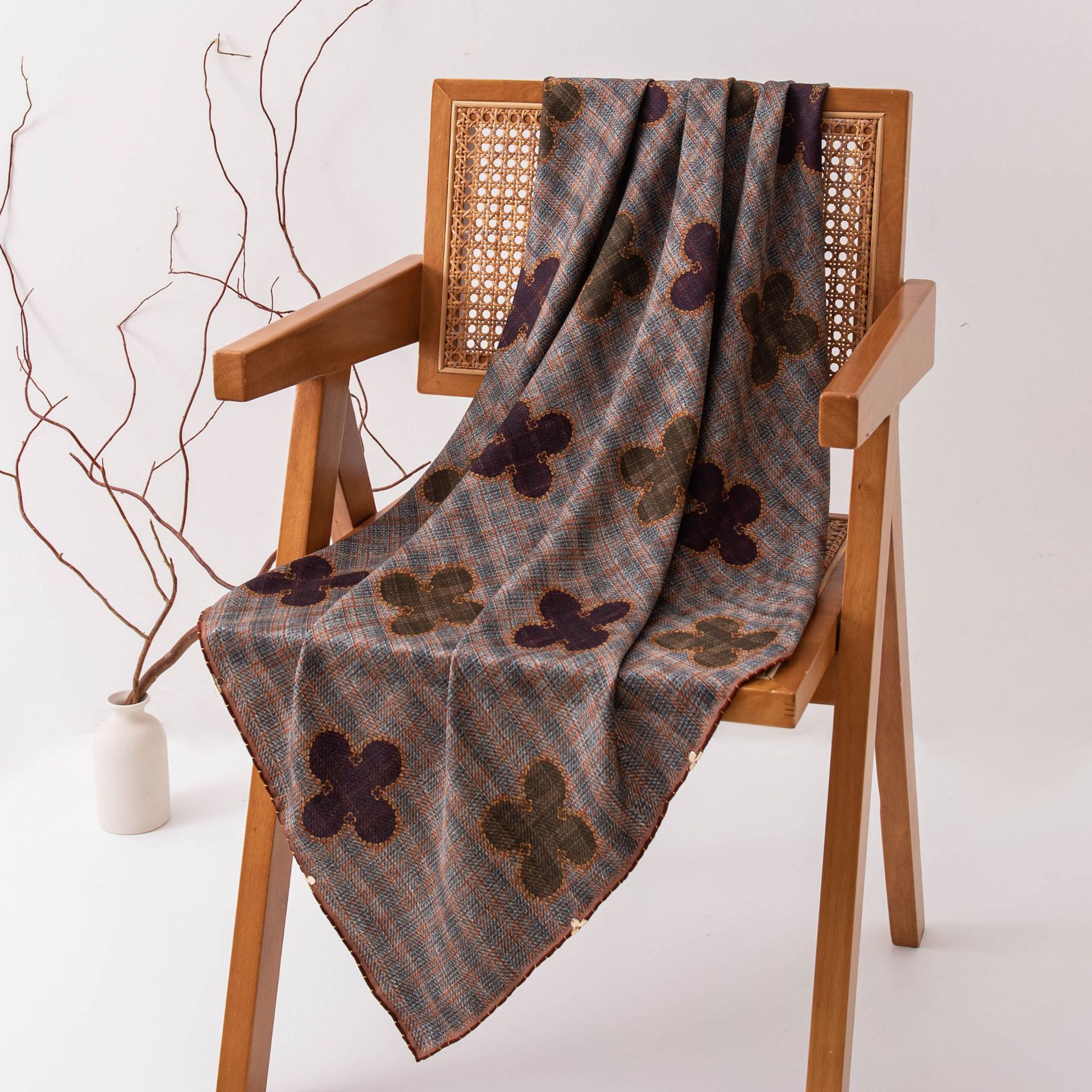 The Mulberry Silk Square Scarf - Image 2
