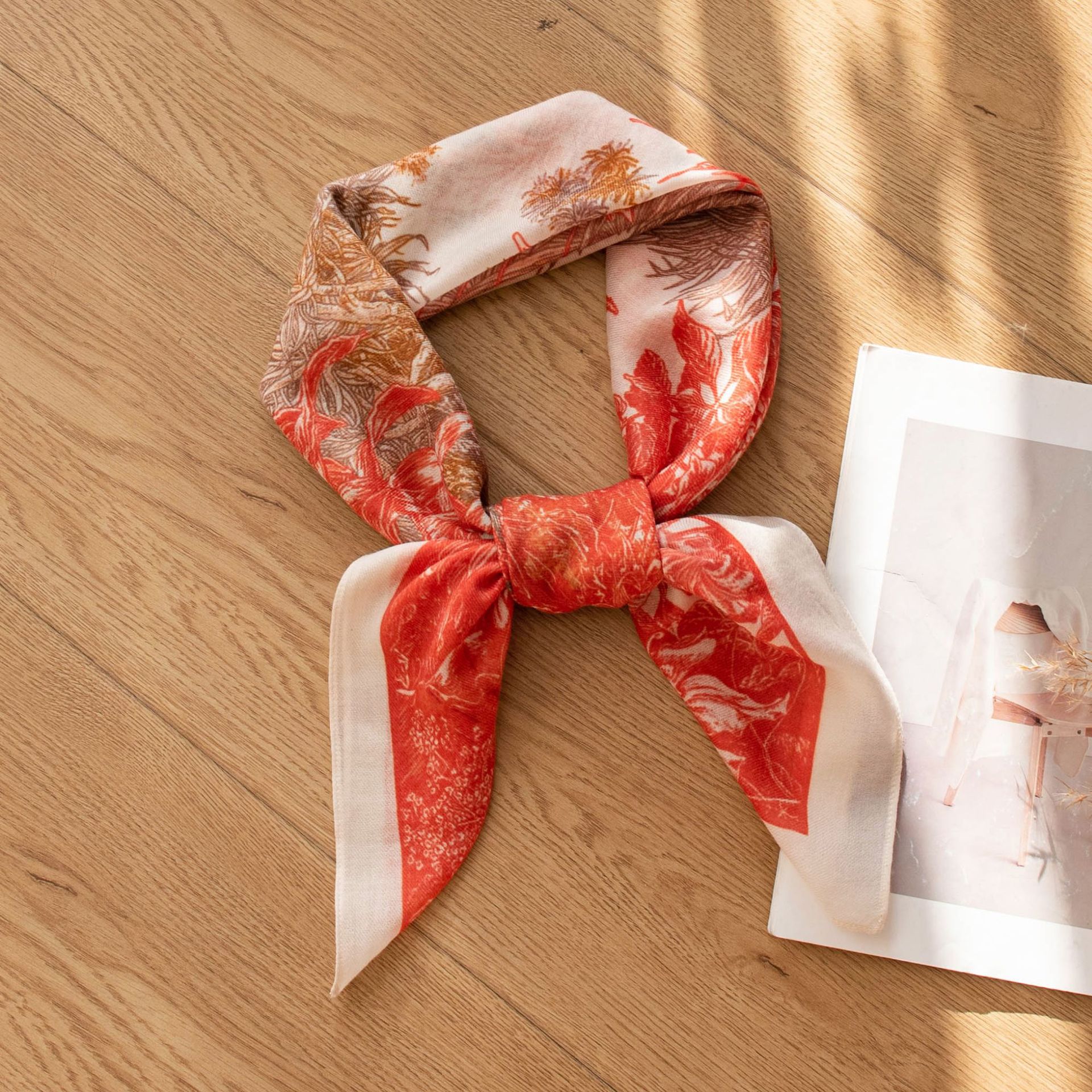 The Water-Soluble Wool Printed Scarf