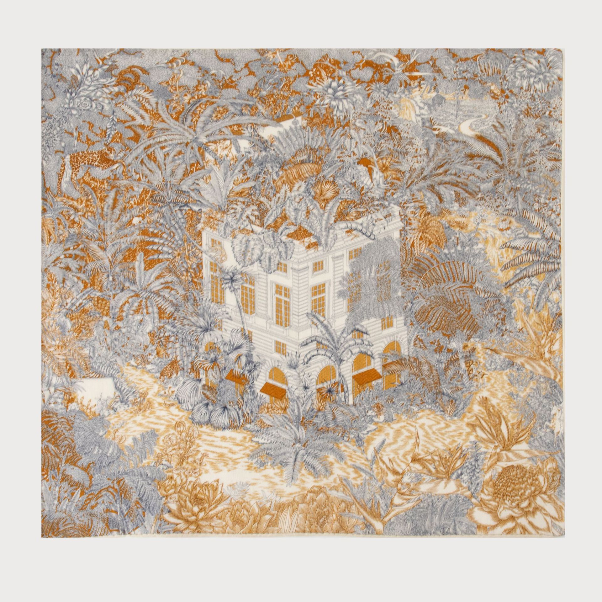 FHZ24-9369-1 Double-sided Yellow Coffee Tropical Style