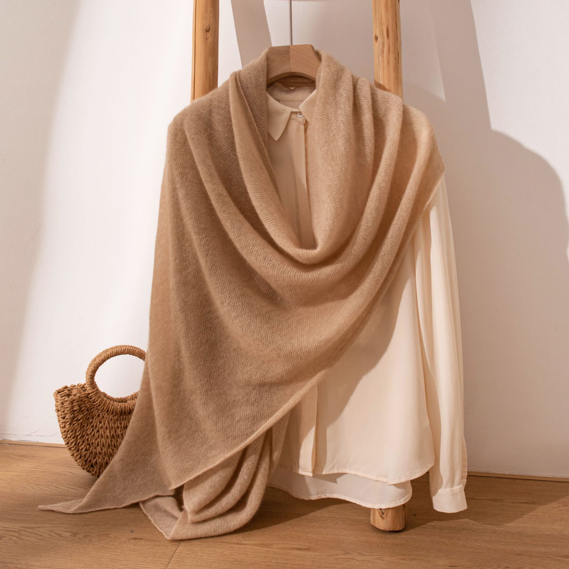 The Cashmere Solid Color Shawl