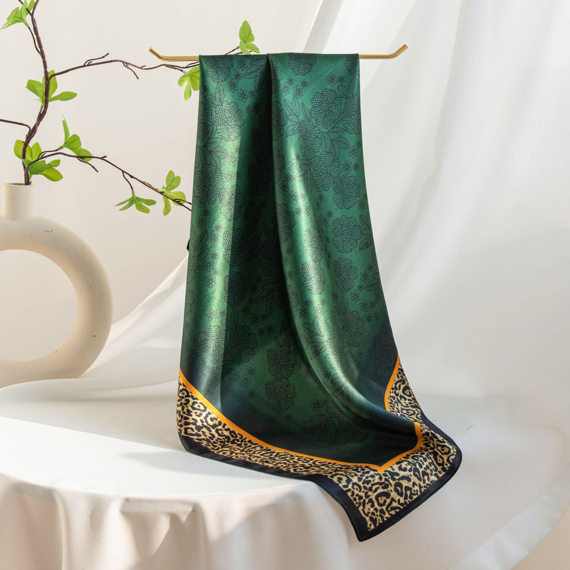 The Mulberry Silk Twill Square Scarf - Image 3