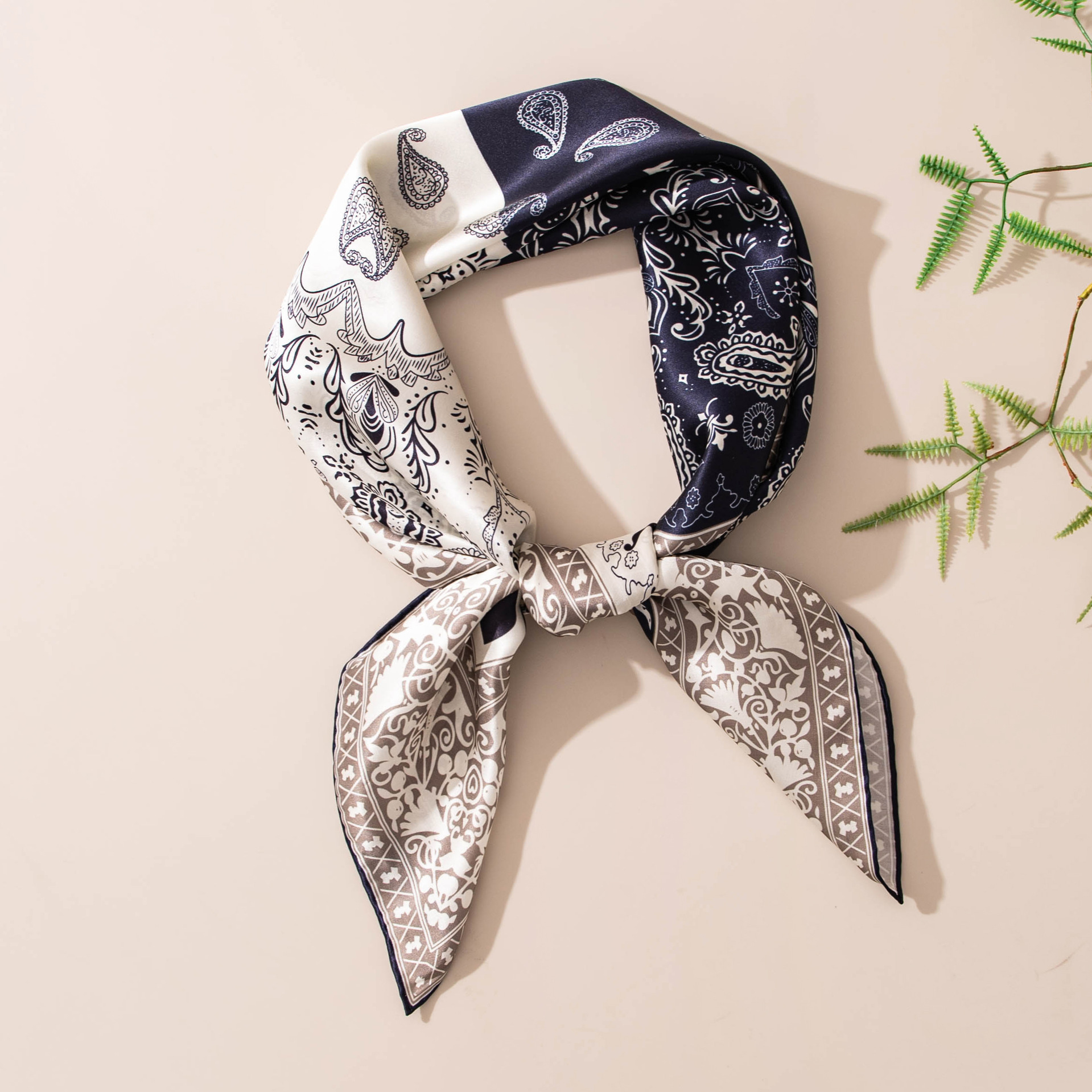 The Hand-Rolled Mulberry Silk Neck Scarf - Image 4