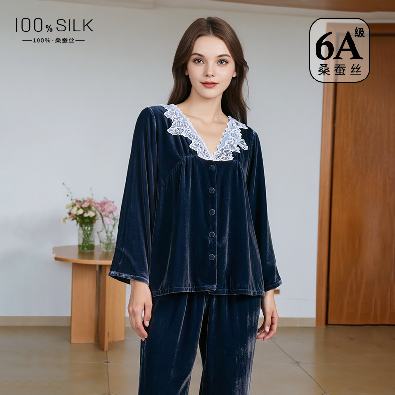 The Silk Long Sleeve Pajama Set