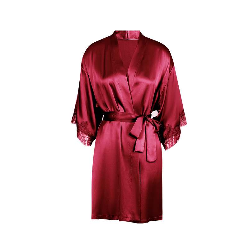 Wine Red - Single Robe