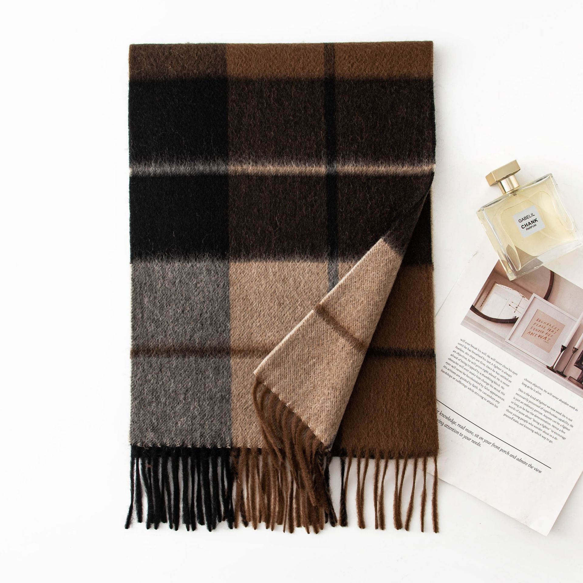 FHY25-7122-1 Maillard Brown Plaid