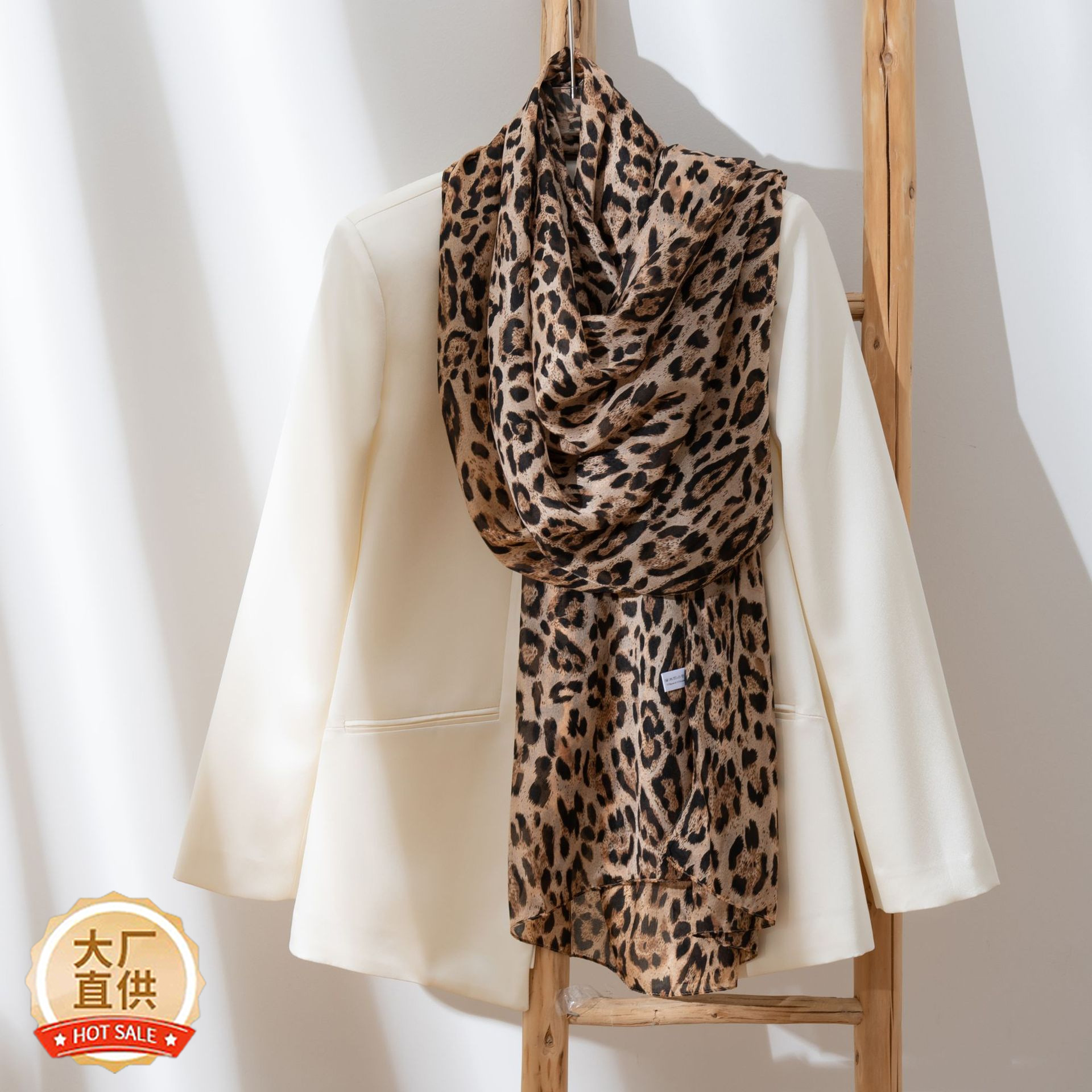 The Vintage Style Mulberry Silk Long Wrap