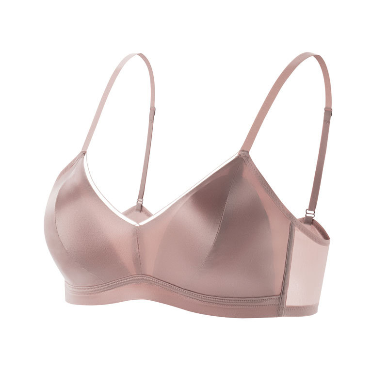 The Wire-Free Mulberry Silk Satin Bra - Image 4
