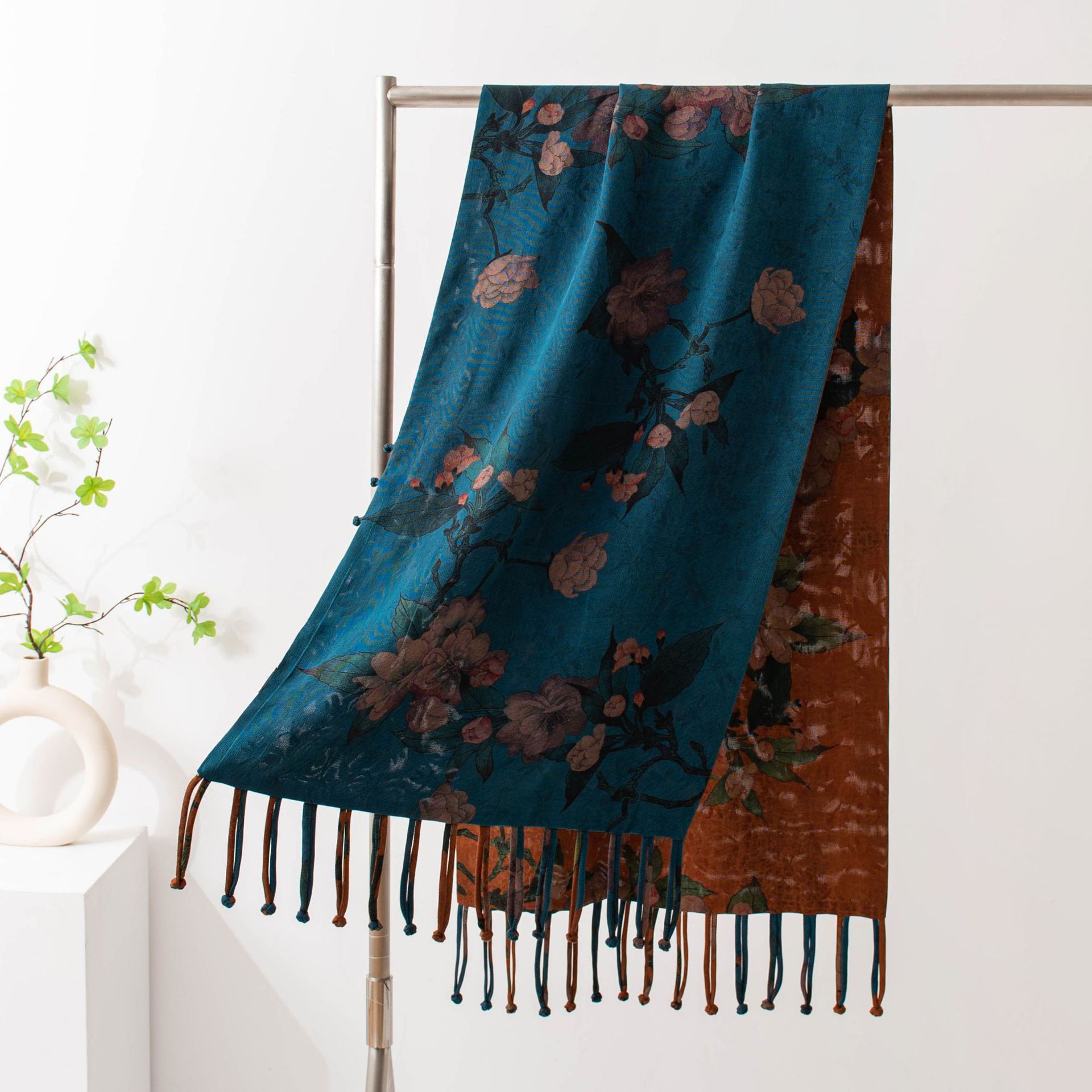 -3 Xiangyun Silk - Double Layer Flower Branch Pear Blossom