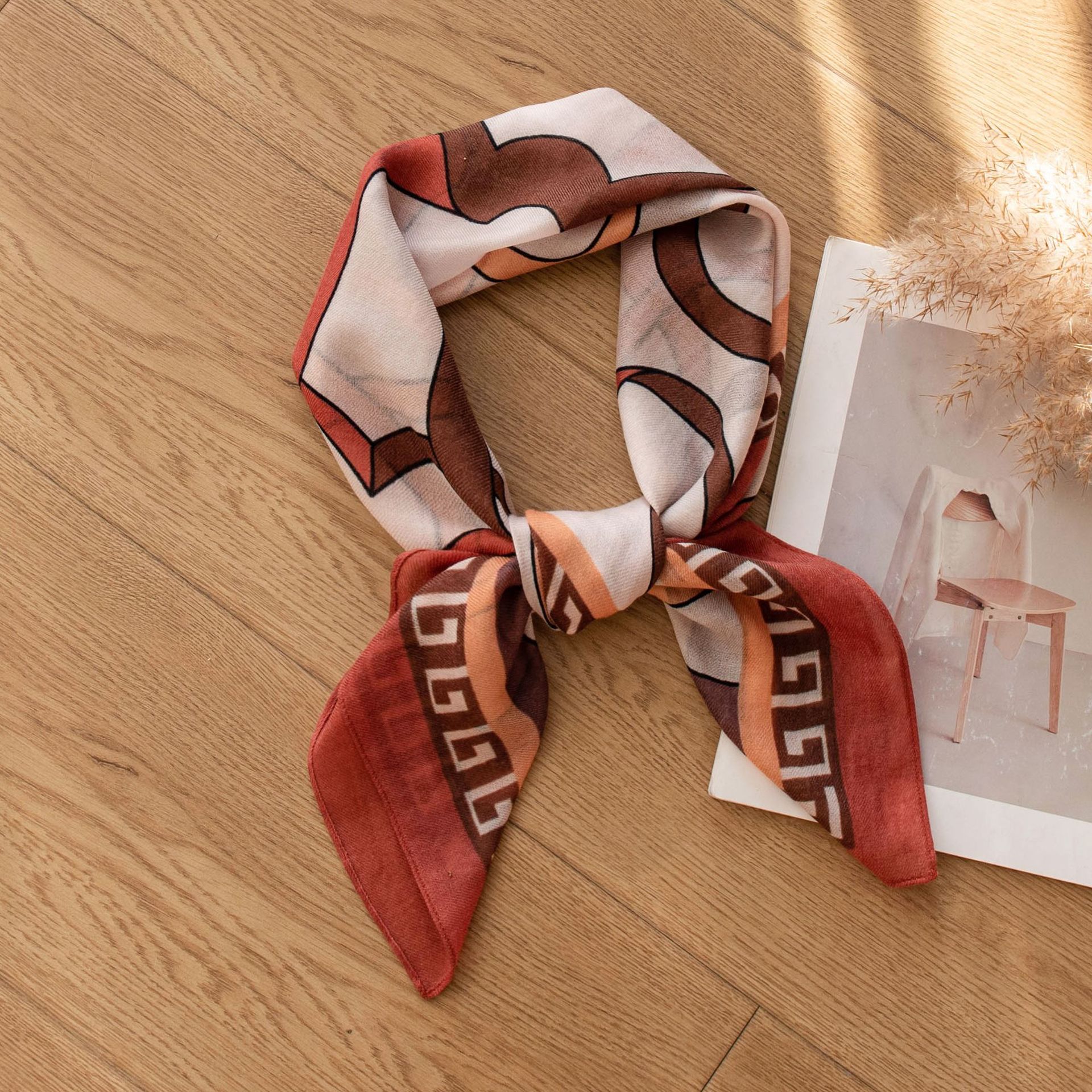 The Water-Soluble Wool Square Scarf