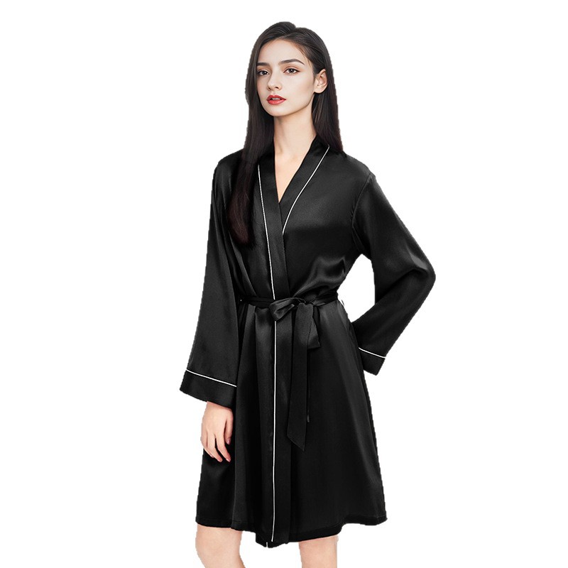 The 100% Mulberry Silk Morning Robe - Image 5