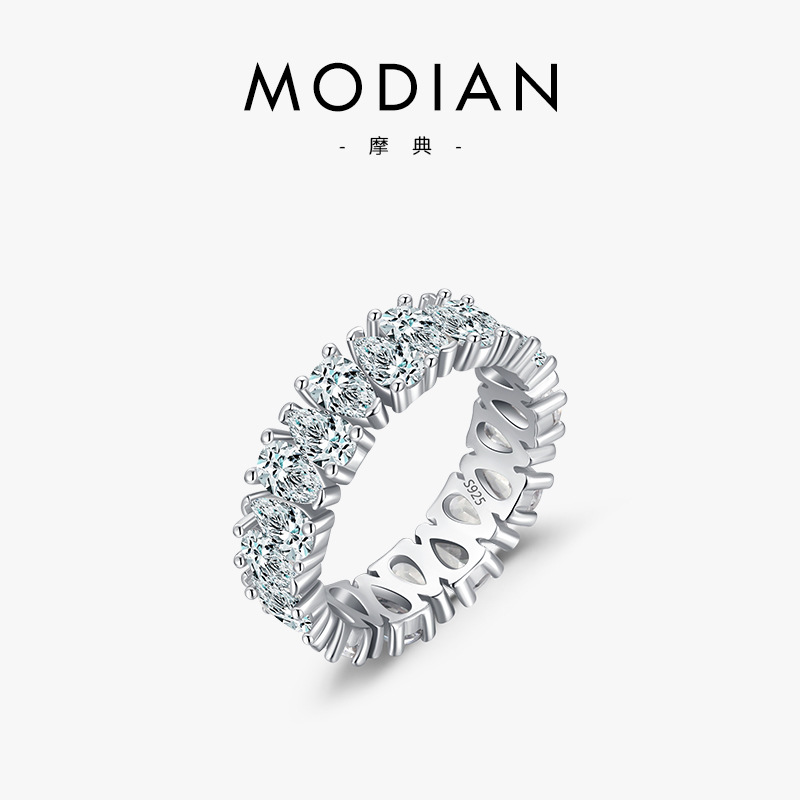 The S925 Sterling Silver Teardrop Zirconia Index Finger Ring