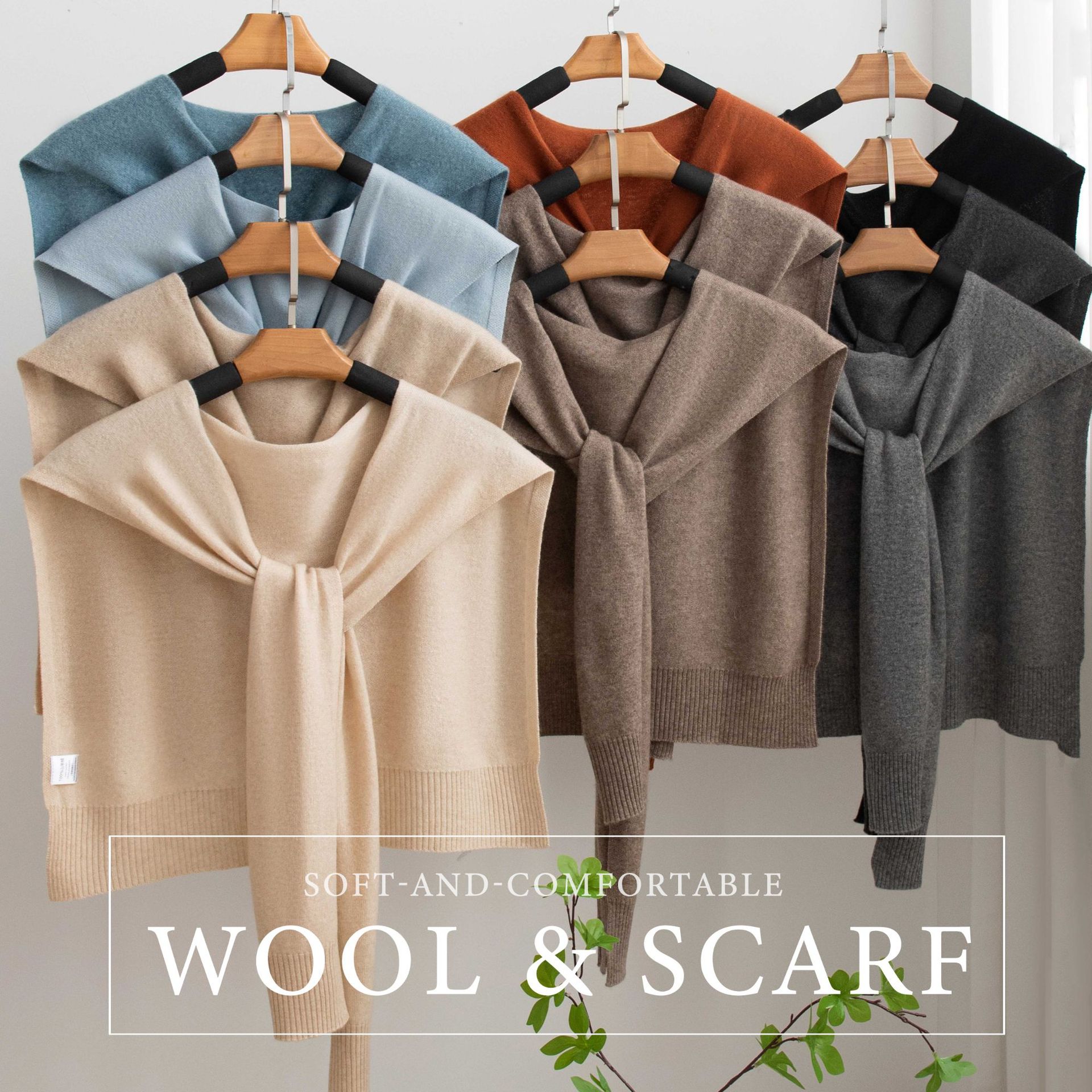 The Cashmere Knit Shawl Wrap