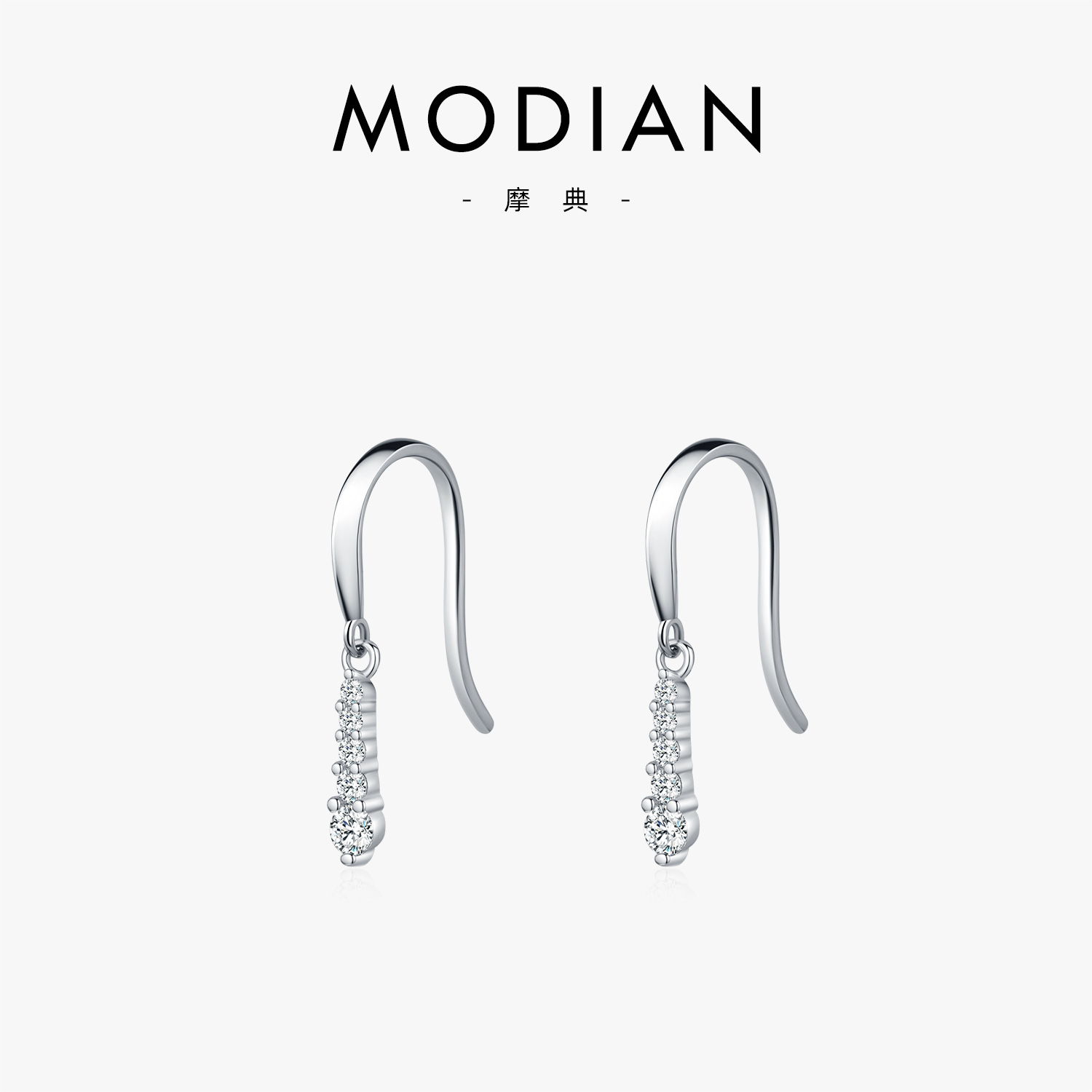 The VVS1 Moissanite S925 Silver Drop Earrings