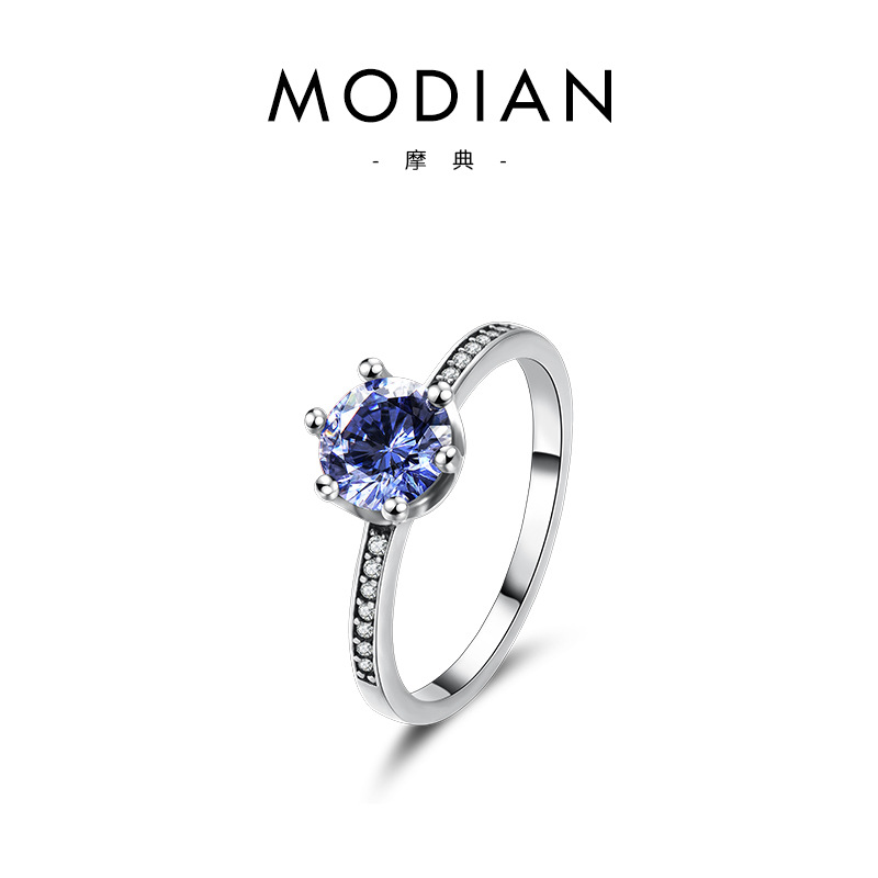 The Tanzanite Zirconia Crown Ring - Image 5