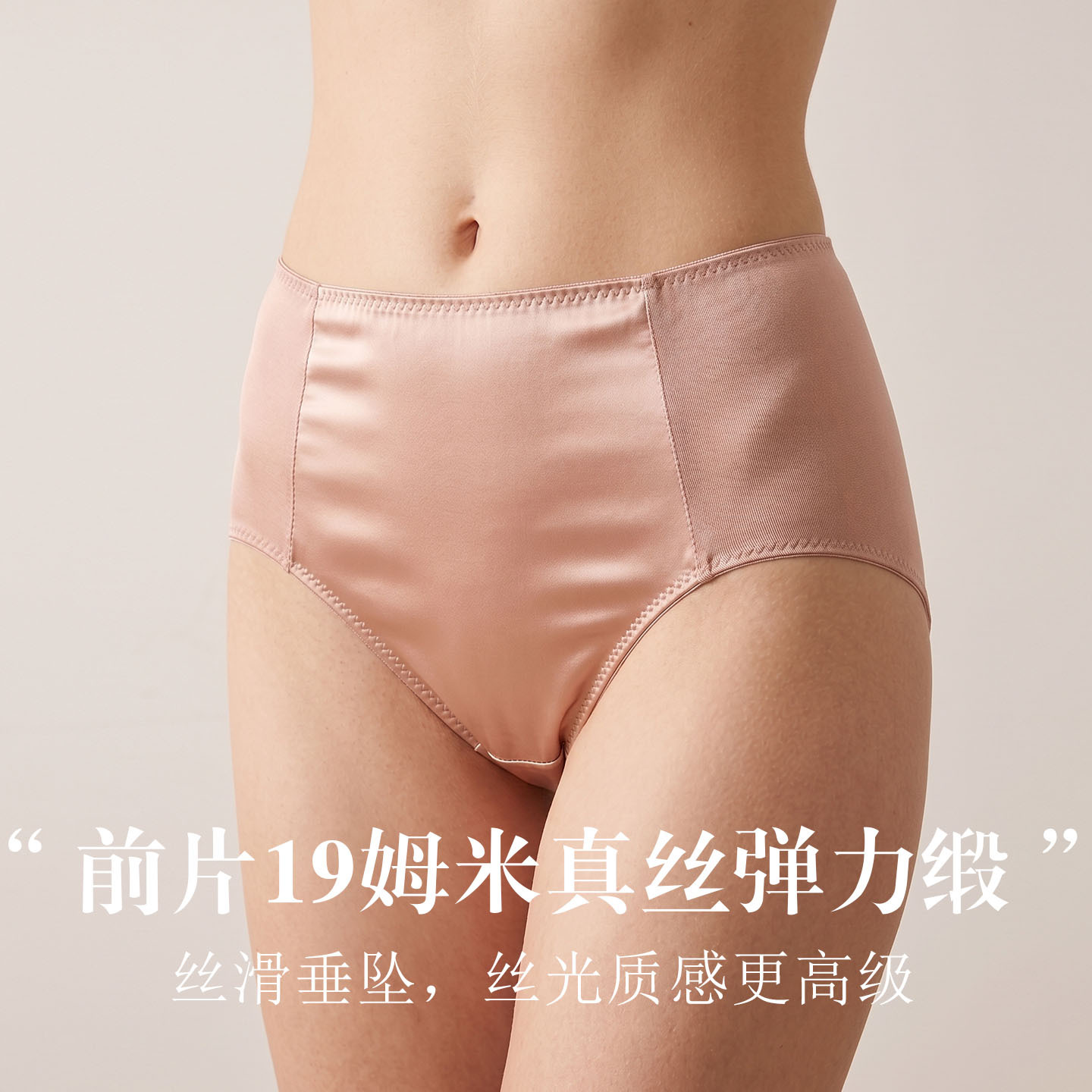 The 19 Momme Mulberry Silk High Waist Briefs
