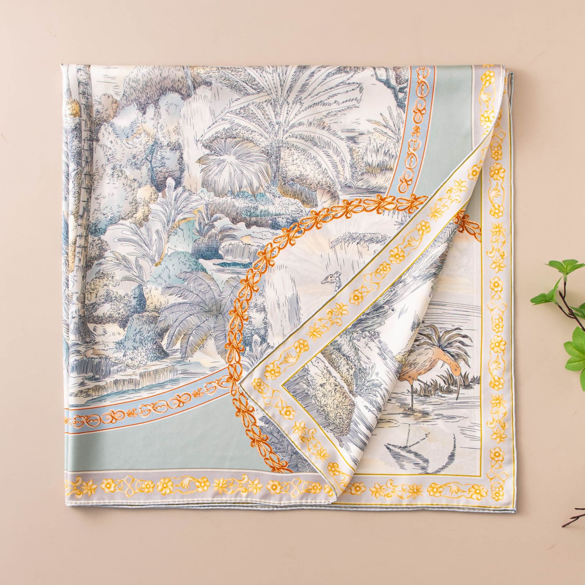 -5 Hand Roll - Palm Breeze Light Gray