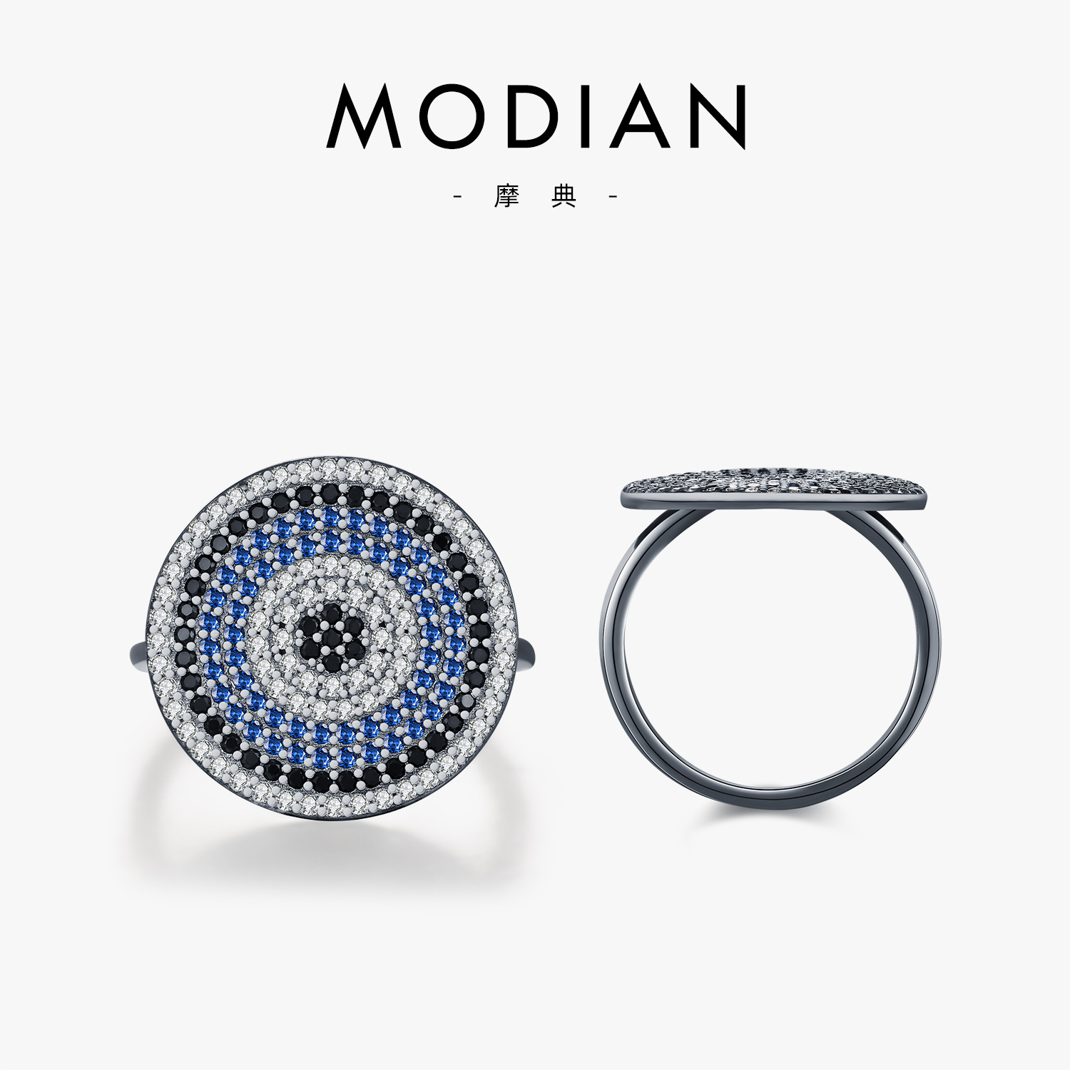 The S925 Silver Full Diamond Ring