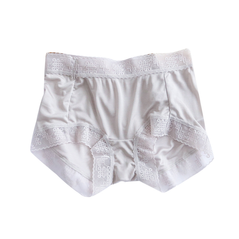 The Mulberry Silk Lace Trim Briefs - Image 5