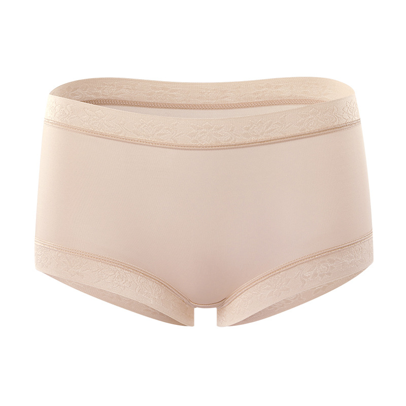 The Seamless Mulberry Silk Lace Boyshorts - Image 5