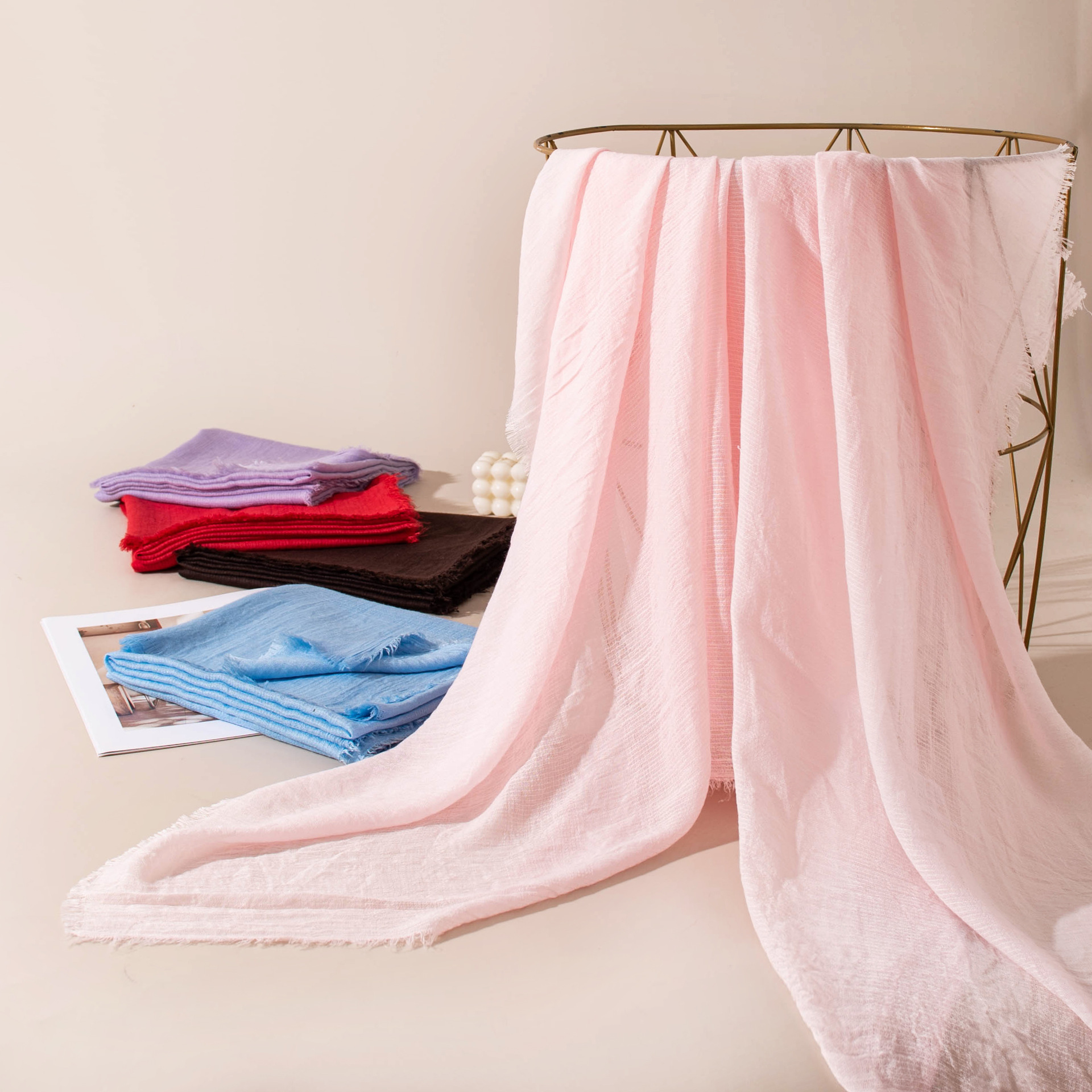 The Retro Sun Protection Travel Shawl Scarf - Image 4