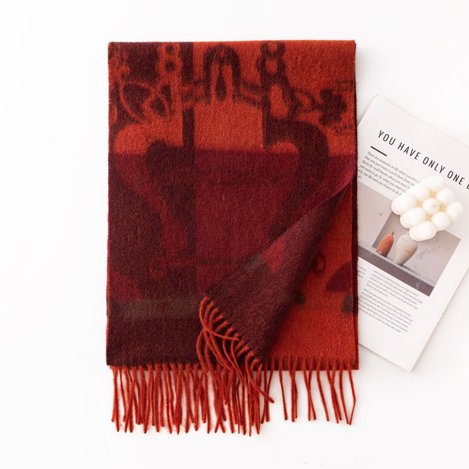 FHY25-7140-4 Dark Orange - Maroon