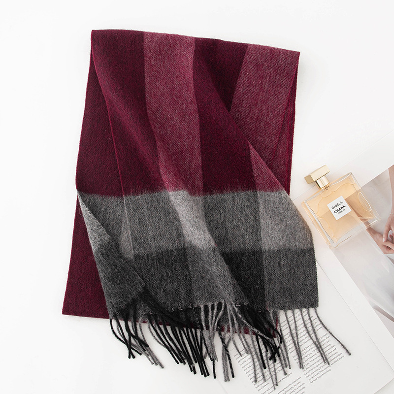FHY24-7032-4 Wine Red Wide Plaid