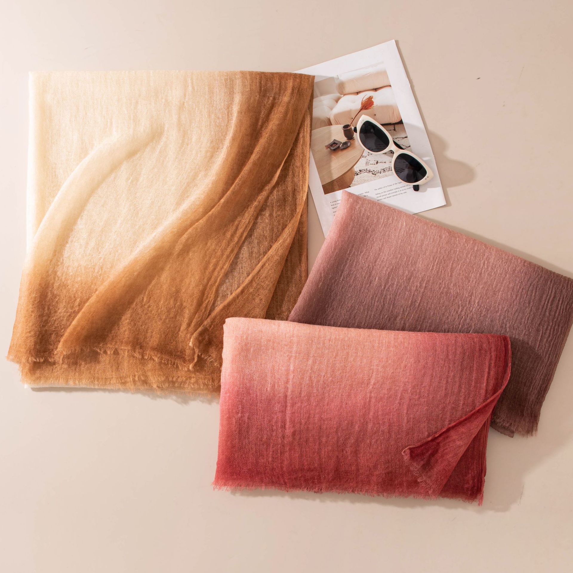 The Gradient Cashmere Shawl - Image 3