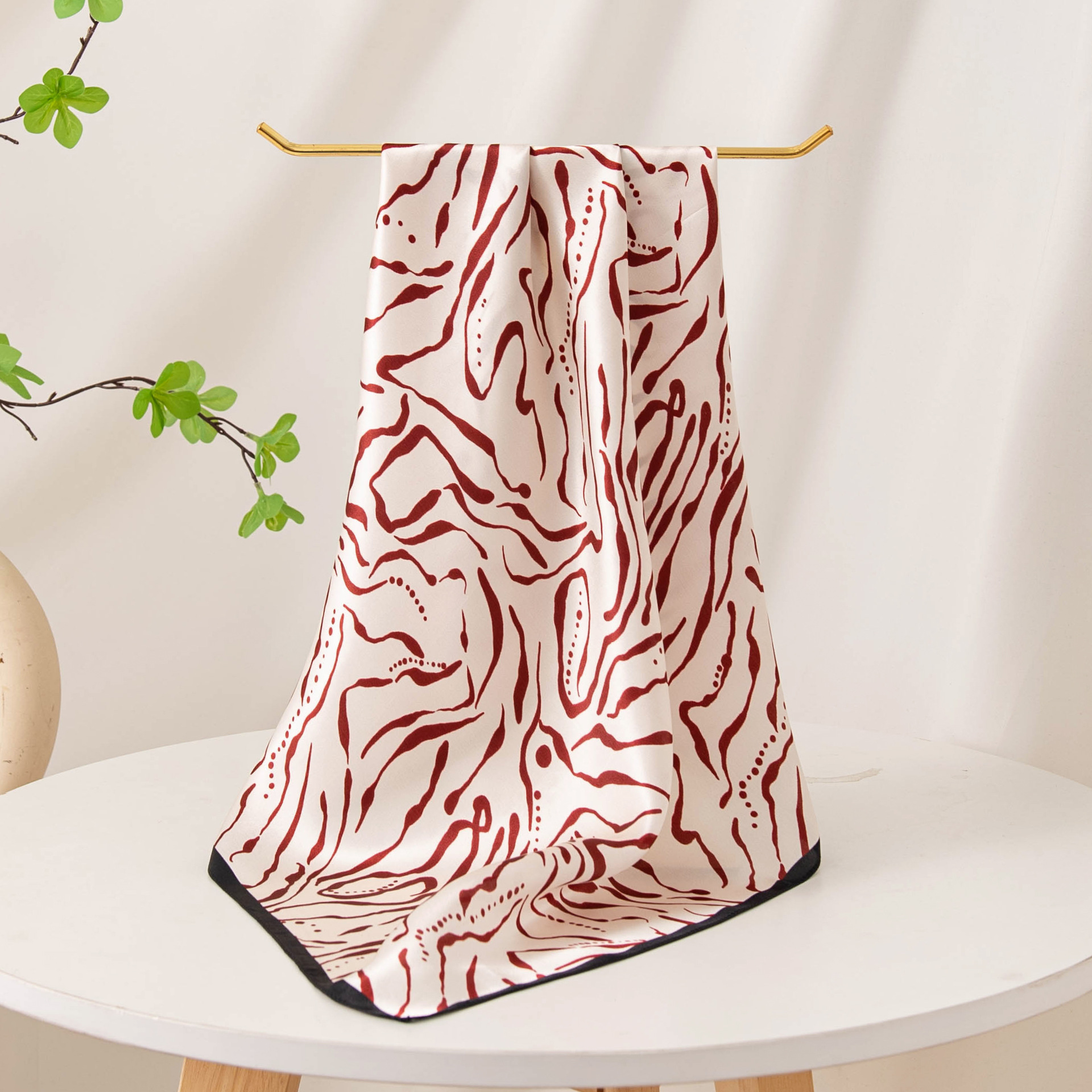 The Mulberry Silk Scarf with Paisley Print - Image 3