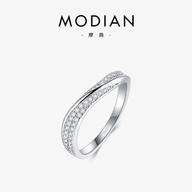 The S925 Sterling Silver Geometric Irregular Ring