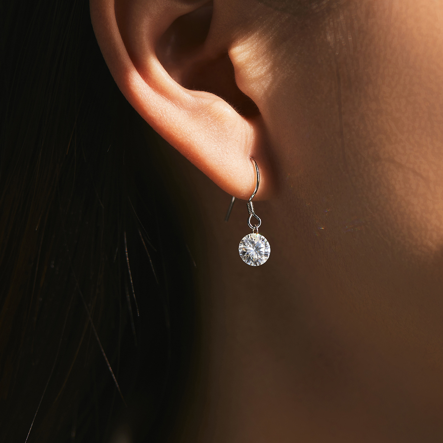 The 1 Carat Moissanite S925 Sterling Silver Earrings - Image 2