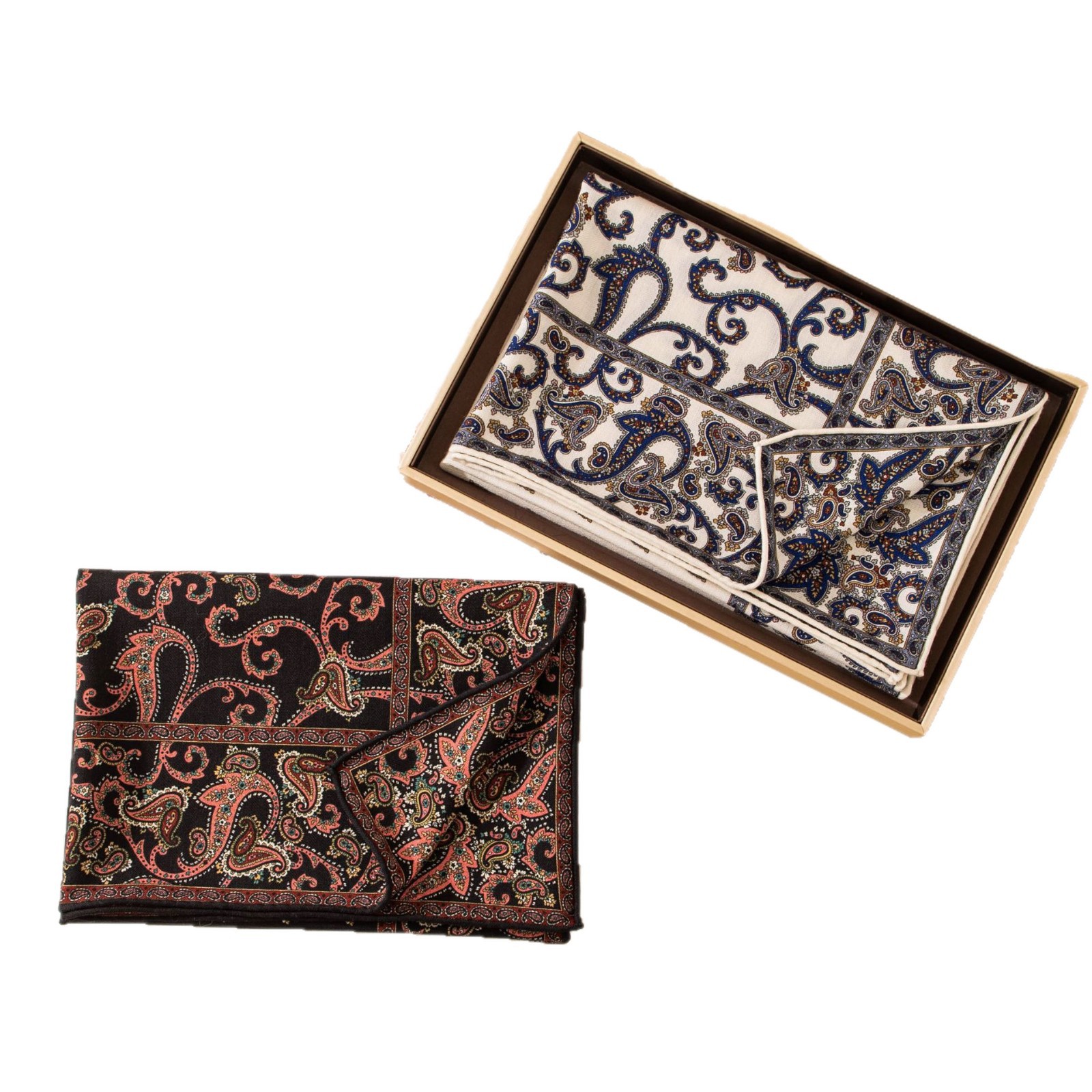 The Paisley Jacquard Wool Scarf - Image 5