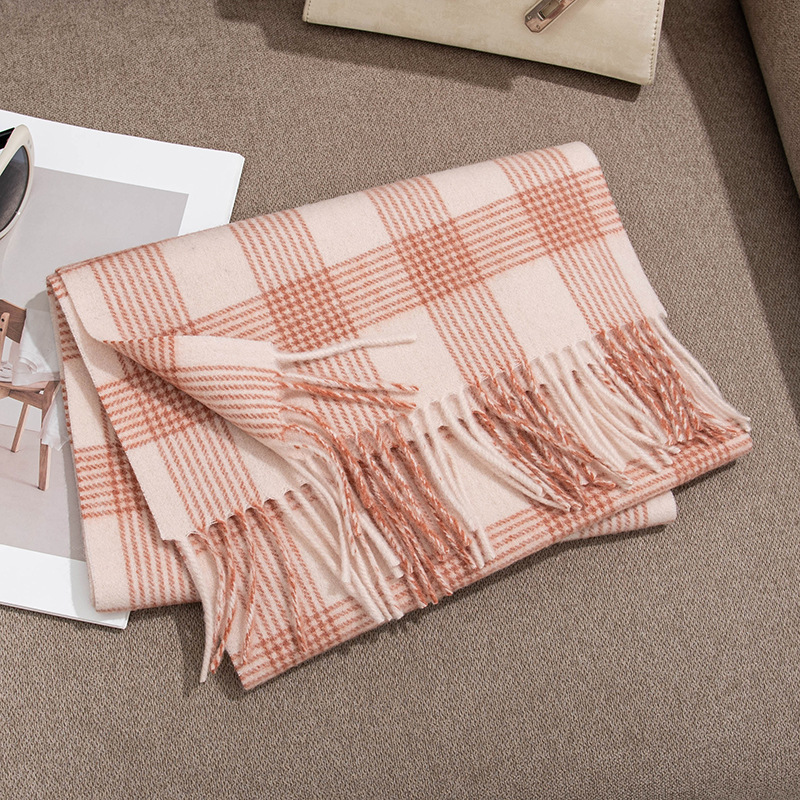 FHY24-7057-4 Red Rice Stripe Plaid
