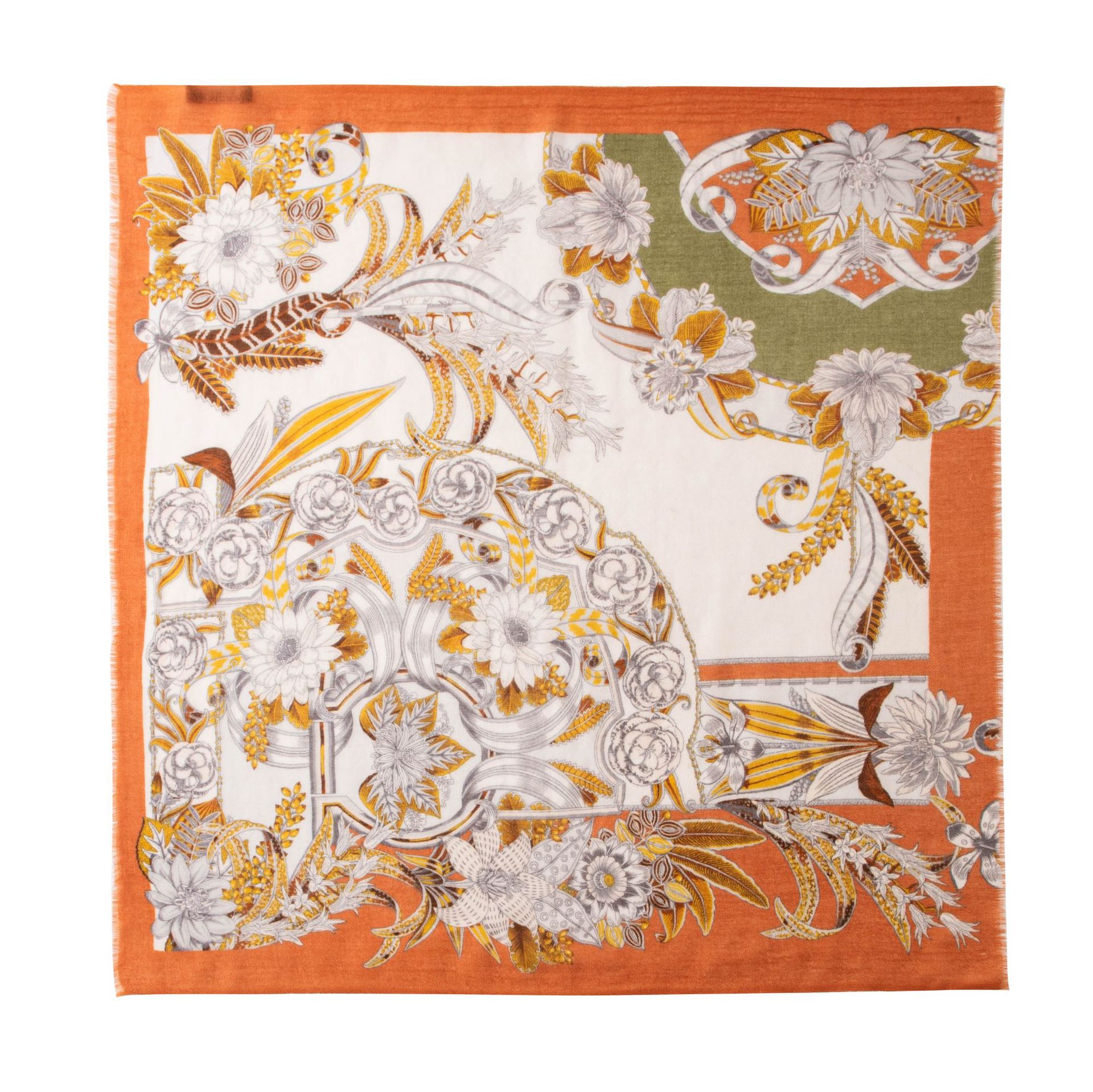 FHY25-7090-3 Orange Jungle Floral