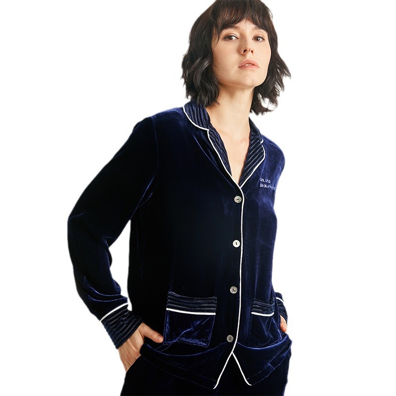 The 100% Mulberry Silk Warm Pajama Set - Image 5