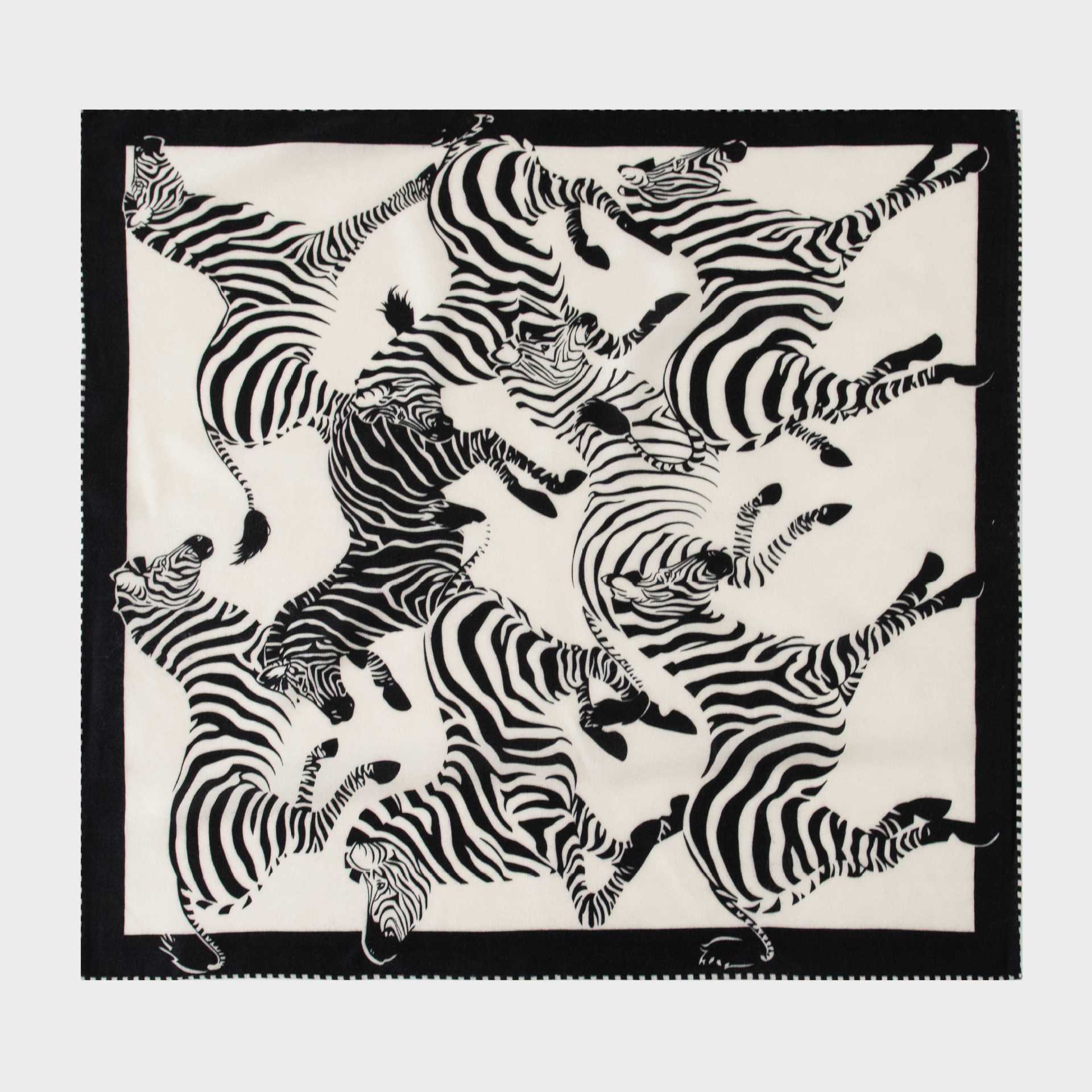 FHZ24-9382-1 Double-sided Classic Zebra Scarf