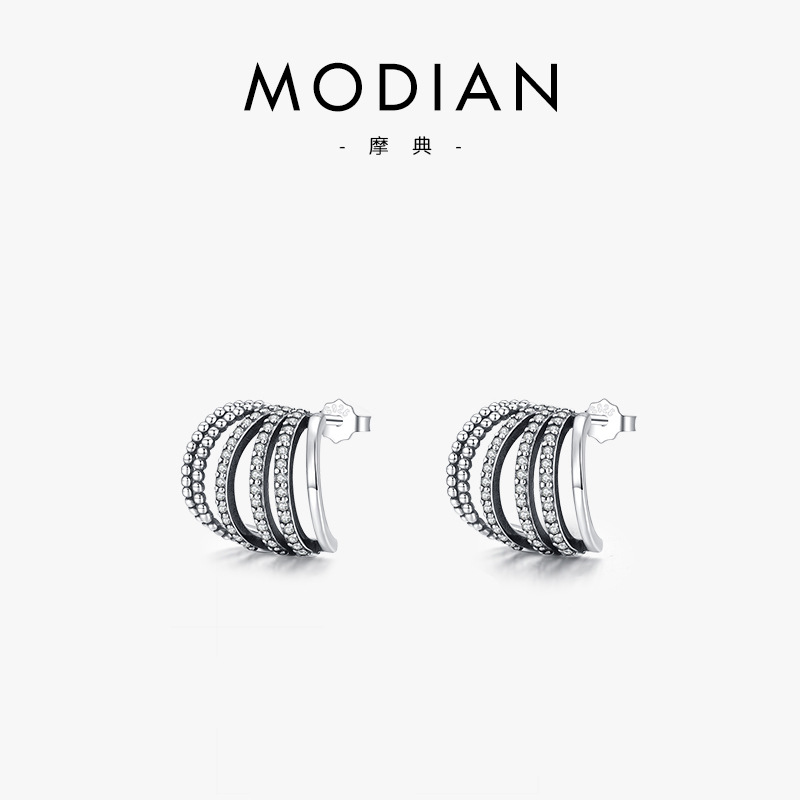 The Vintage S925 Silver Minimalist Earrings