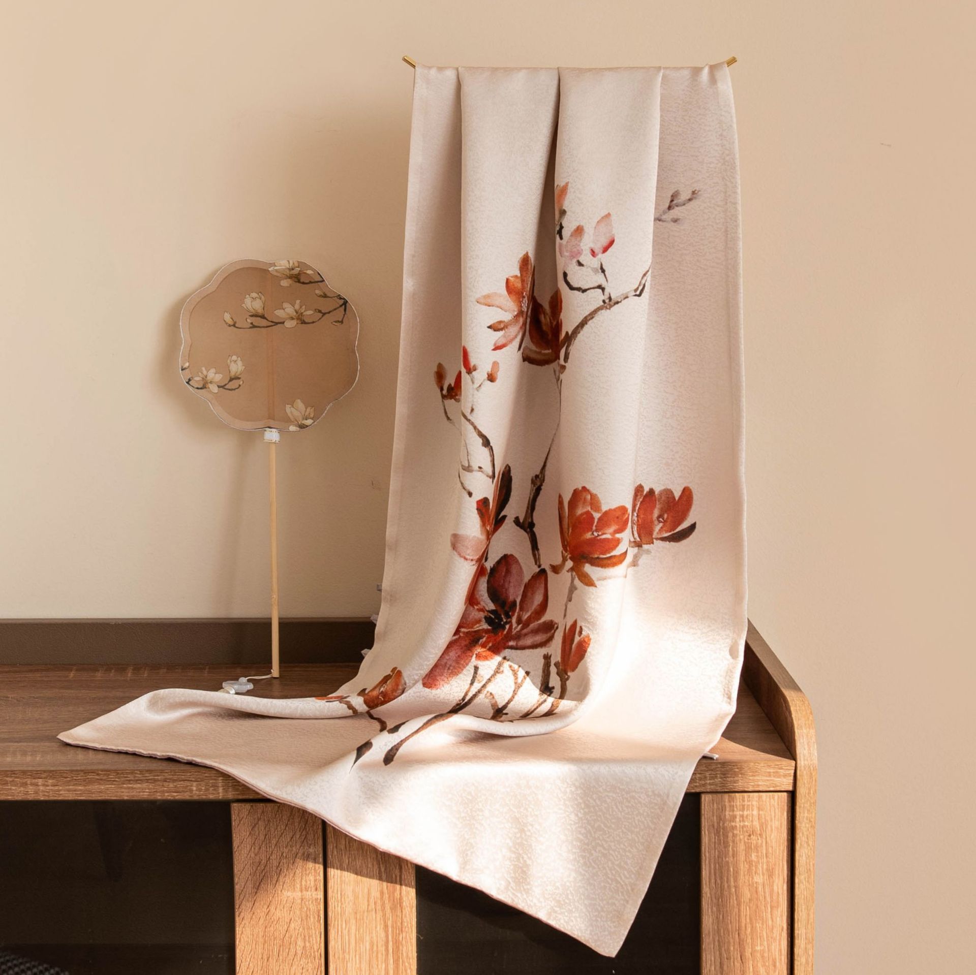 The Mulberry Silk Snowflake Double-Layer Buckle Shawl
