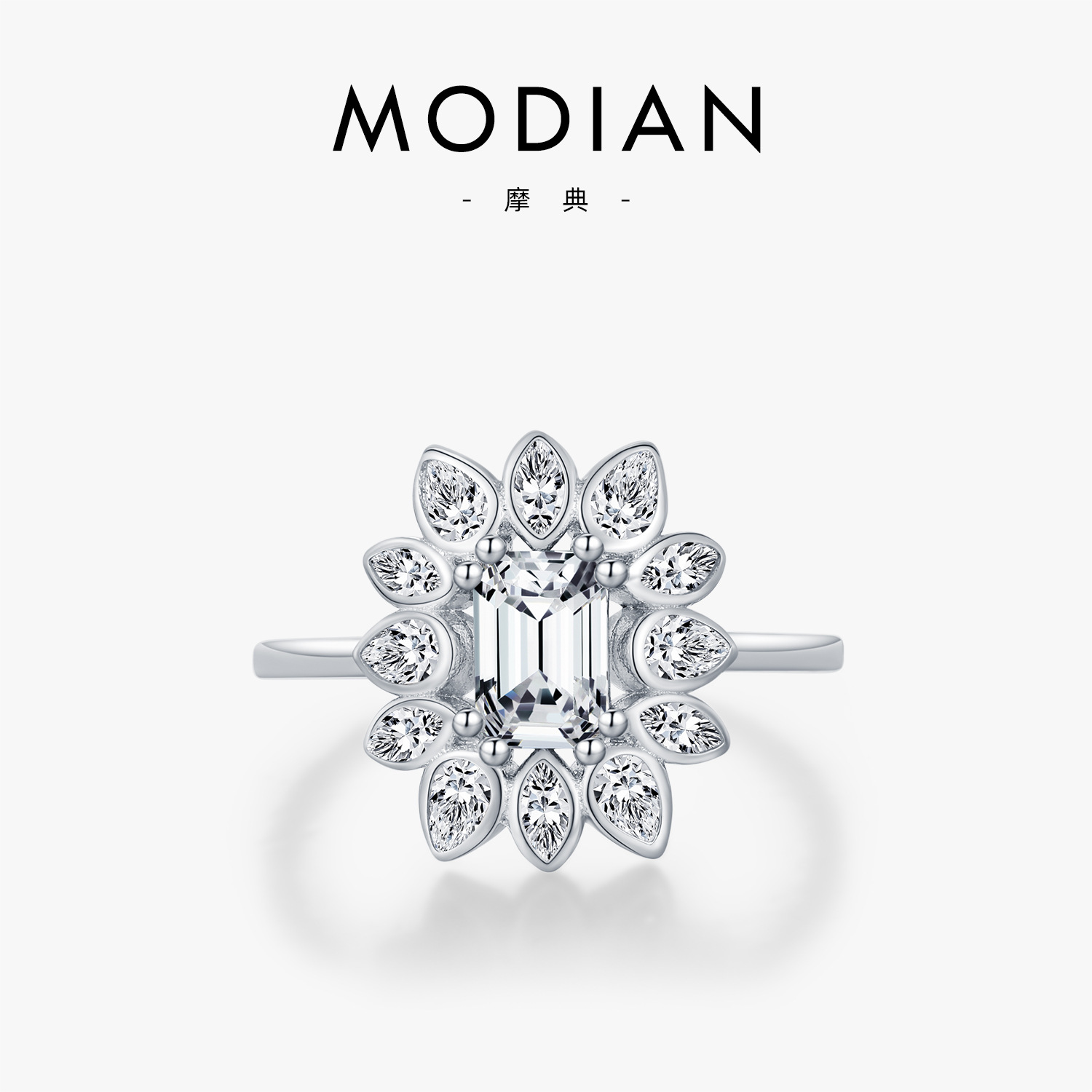 The S925 Sterling Silver Diamond Ring