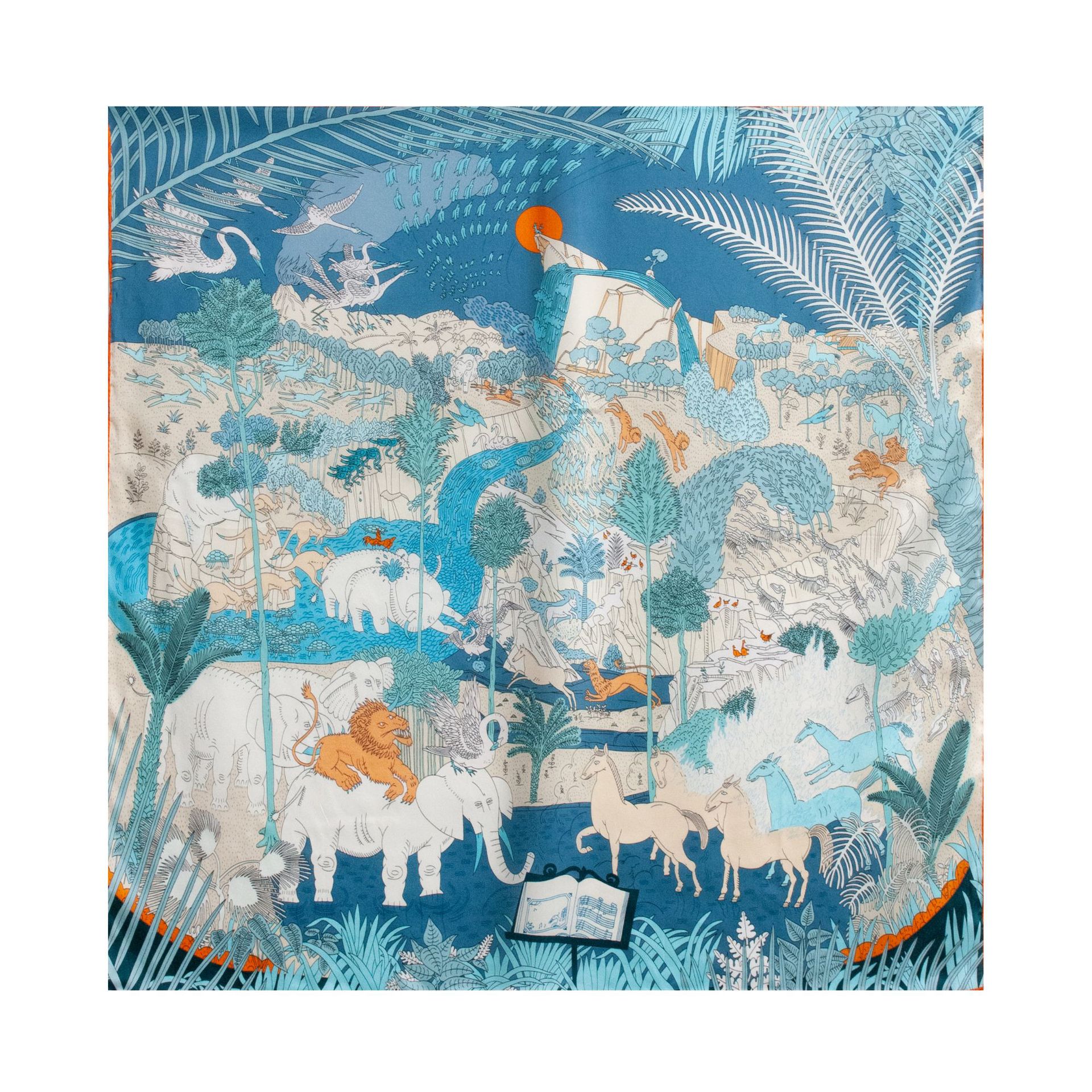 FHZ25-9748 -1 Hand Rolled - Blue Animal Kingdom