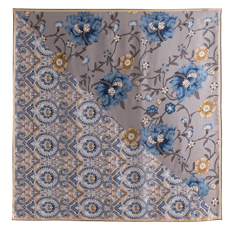 The Printed Mulberry Silk Neck Scarf - Image 5
