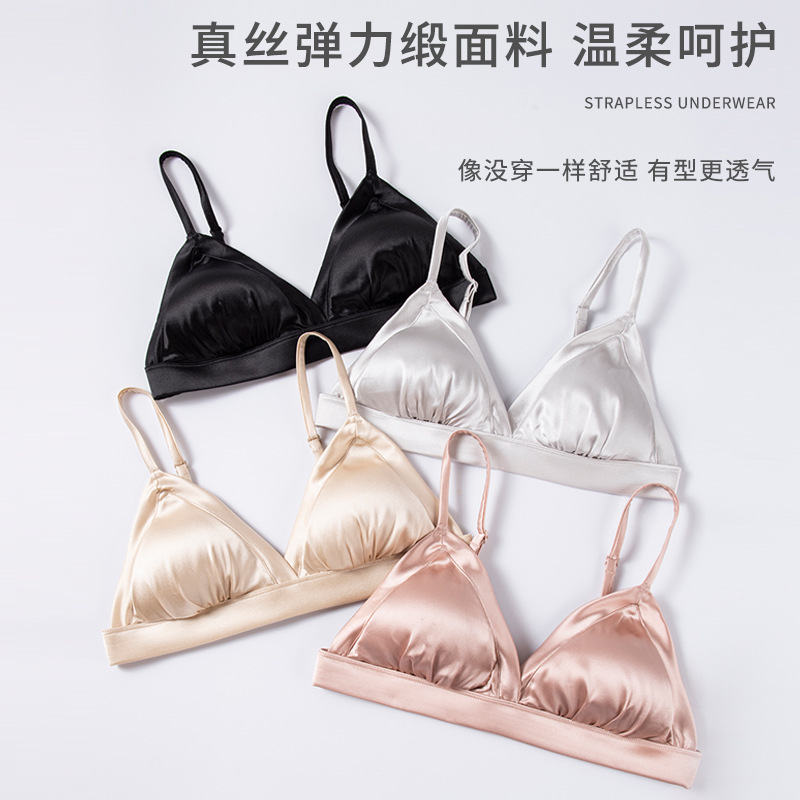 The Mulberry Silk Triangle Cup Bra