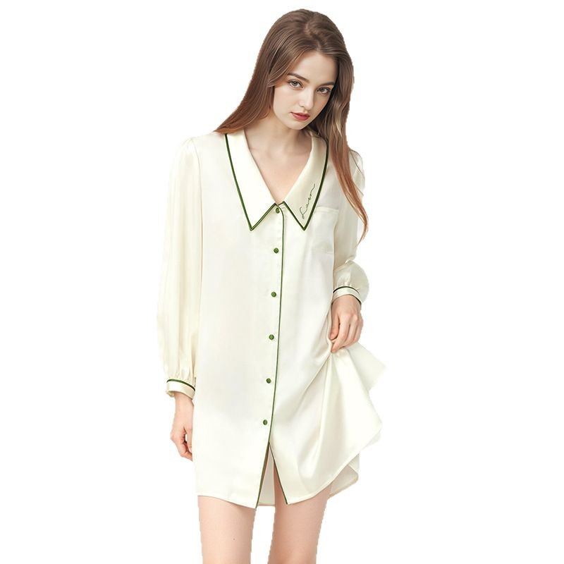 The 100% Mulberry Silk Babydoll Sleep Dress - Image 5